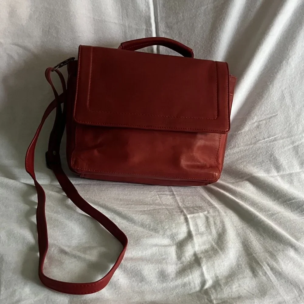 Chaos “Leather Collection” Crossbody Handled Purse - Picture 6 of 8